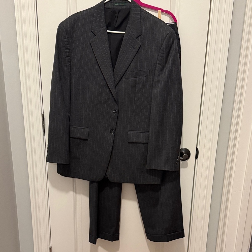 Men’s suit -Lauren Ralph Lauren Charcoal Pinstripe Suit